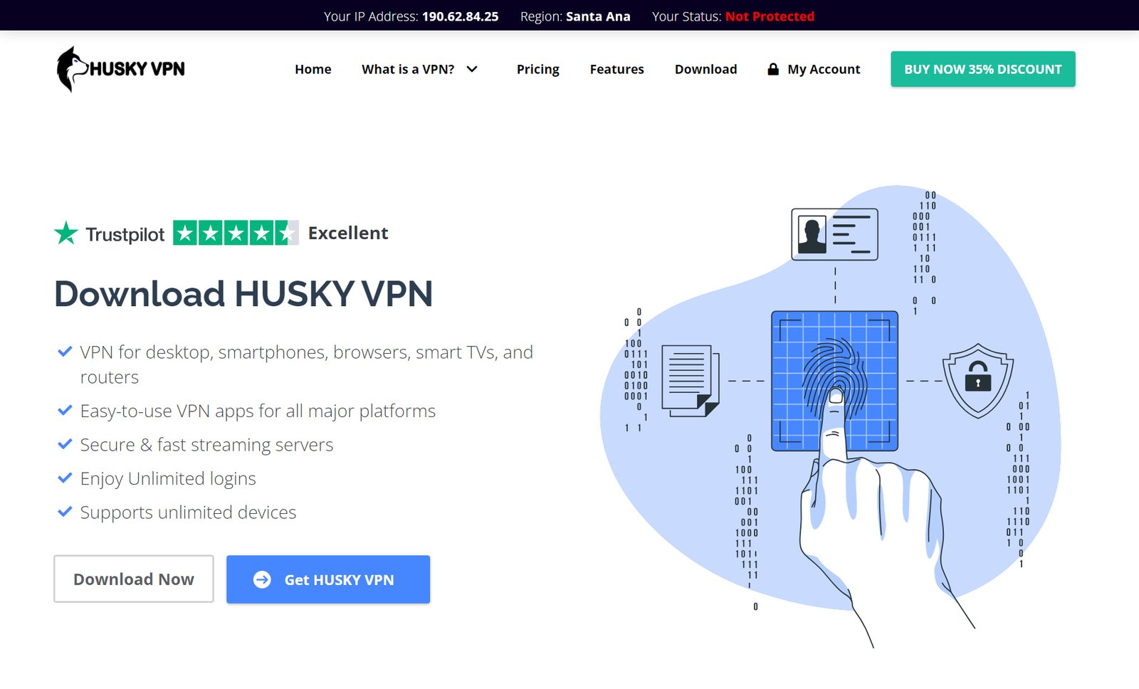 Husky vpn